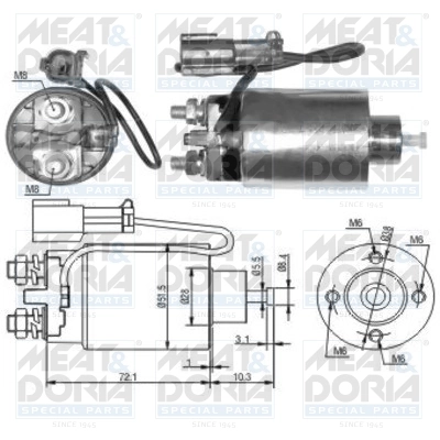 Solenoid Switch, starter